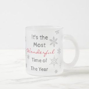 The Most Wonderful Time of the Year Frosty Mug