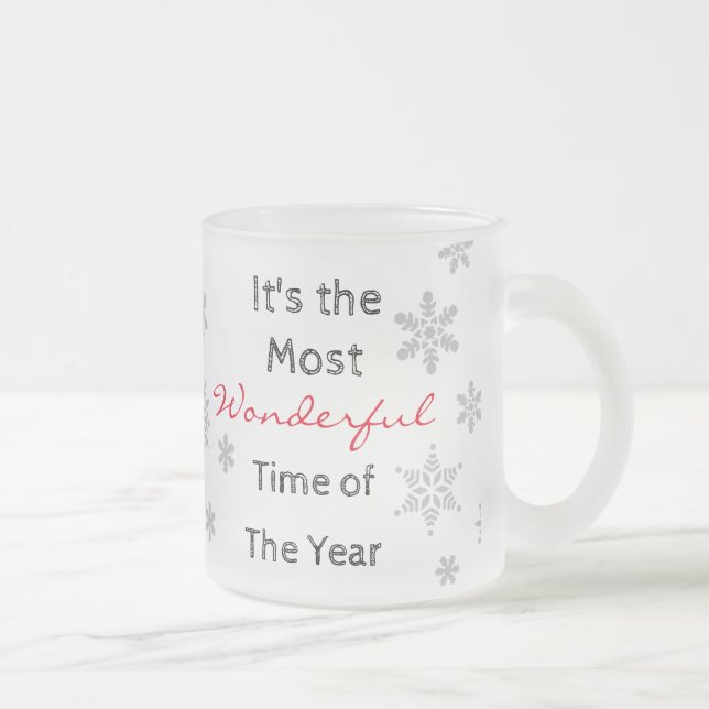 The Most Wonderful Time of the Year Frosty Mug (Right)