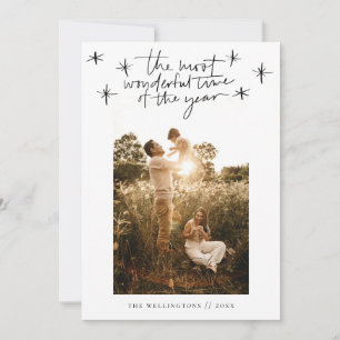 The Most Wonderful Time of the Year Photo Holiday Card