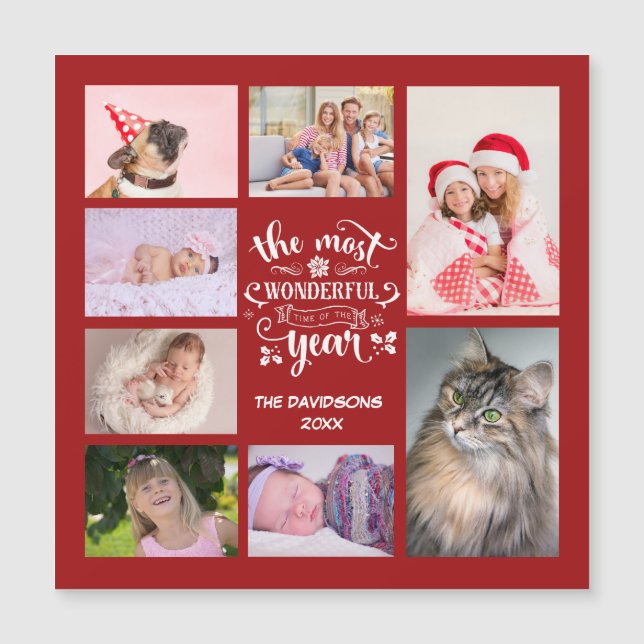 The Most Wonderful Time Of The Year Script Photo (Front)