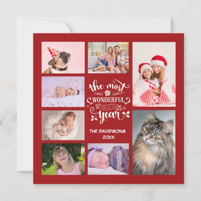 The Most Wonderful Time Of The Year Script Photo (Front)