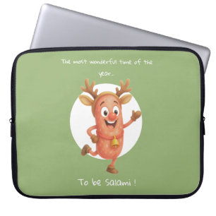 The most wonderful time of the year...to be Salami Laptop Sleeve