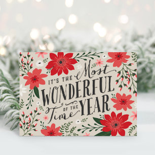 The Most Wonderful Time of Year Holiday Floral