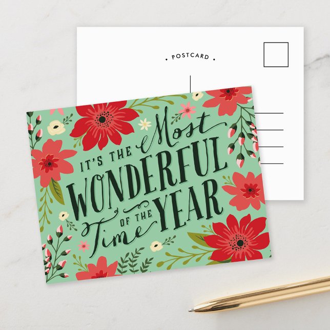 The Most Wonderful Time of Year Holiday Floral (Creator Uploaded)