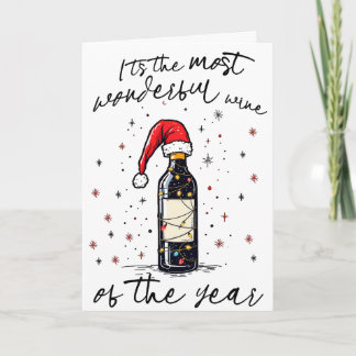 The Most Wonderful Wine Of The Year Card