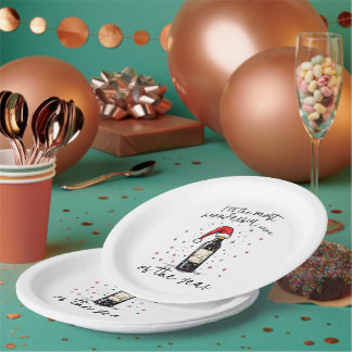 The Most Wonderful Wine of the Year Paper Plate