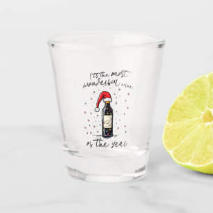 The Most Wonderful Wine Of The Year Shot Glass