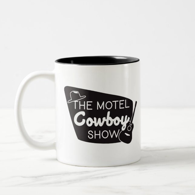 The Motel Cowboy Show Two-Tone Coffee Mug (Left)