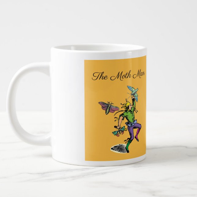 The Moth Man Large Coffee Mug (Left)