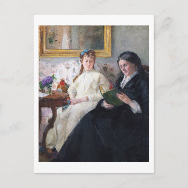 The Mother and Sister of the Artist, Berthe Moriso Postcard (Front)