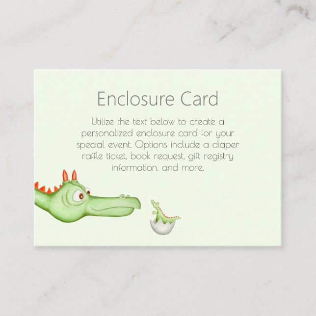 The Mother of a Dragon Enclosure Card (Front)