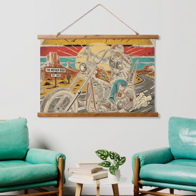 The Mother Road Hanging Tapestry (Living Room)