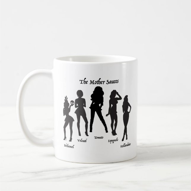 The Mother Sauces Coffee Mug (Left)