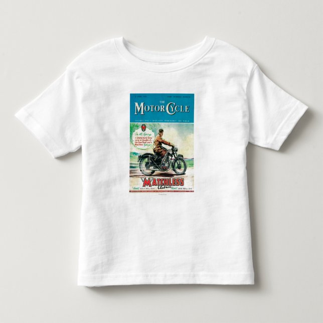 The Motor Cycle Magazine Cover Toddler T-Shirt (Front)