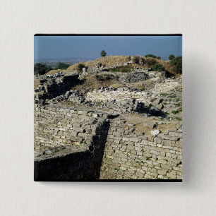 The Mound of Hissarlik, the site of 15 Cm Square Badge