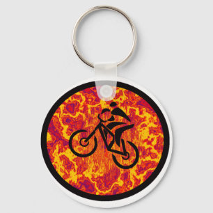 THE MOUNTAIN BIKER KEY RING