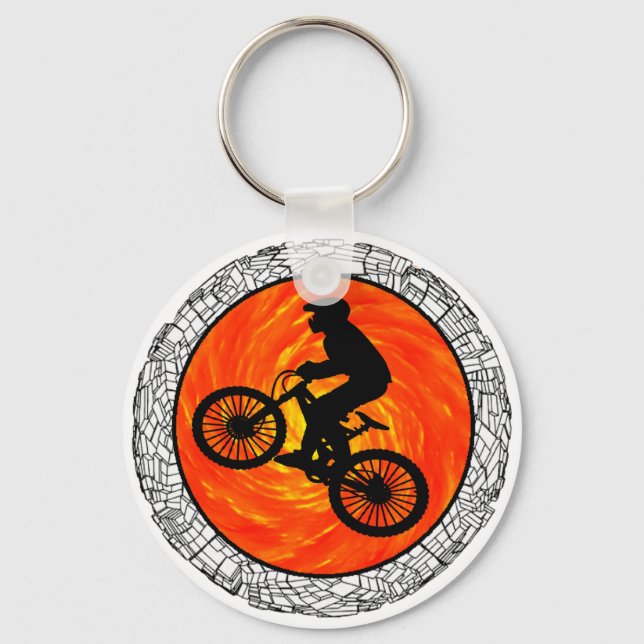 THE MOUNTAIN BIKERS KEY RING (Front)