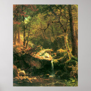 The Mountain by Bierstadt Poster
