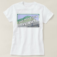 The Mountain is Out Aromantic Shirt