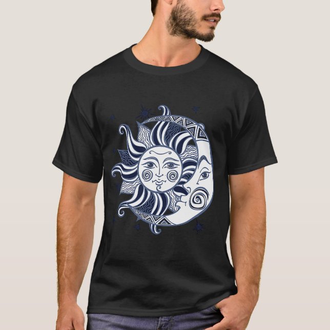 The Mountain Men's Sun Moon T-Shirt (Front)