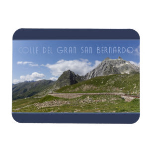 The Mountain Road to Italy, Aosta Valley. Magnet