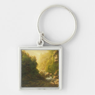 The Mountain Torrent, c.1820-30 (oil on canvas) Key Ring