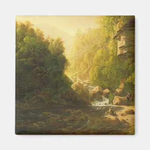 The Mountain Torrent, c.1820-30 (oil on canvas) Magnet