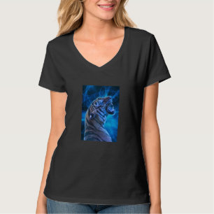 The Mountain White Tigers of Bengal Illustration G T-Shirt