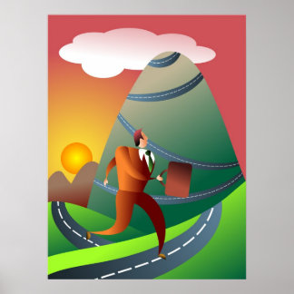 The Mountainous Journey Poster