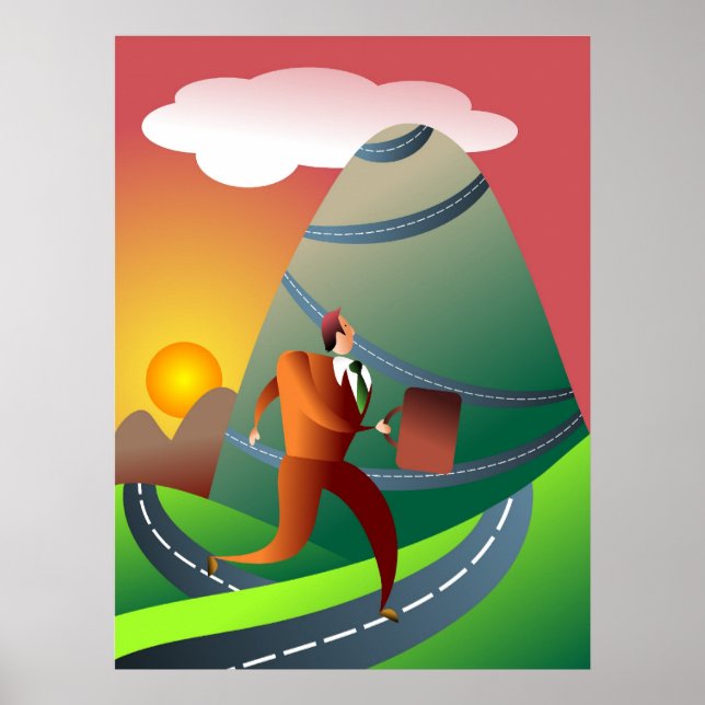 The Mountainous Journey Poster (Front)