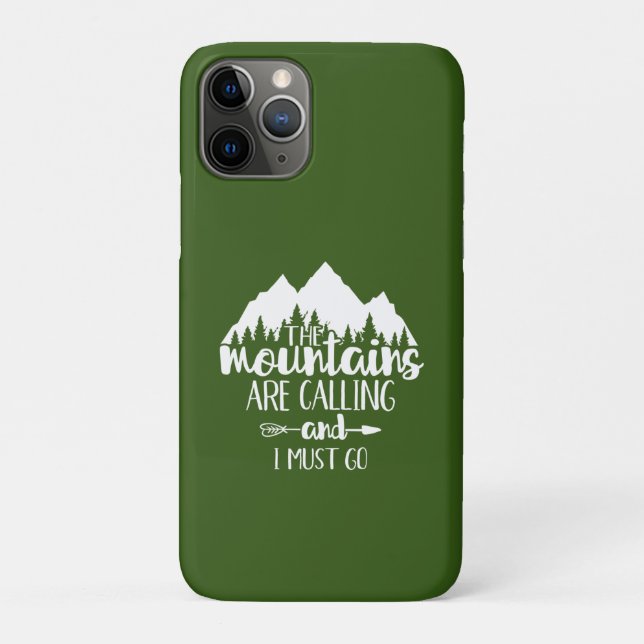 The Mountains Are Calling and I Must Go Case-Mate  iPhone Case (Back)