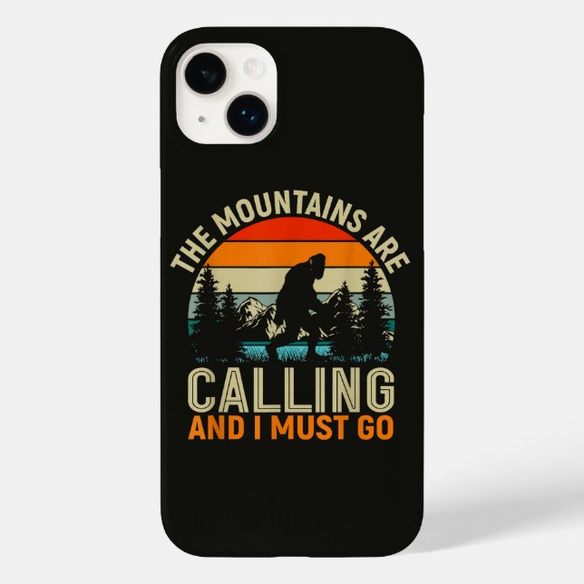 The Mountains Are Calling And I Must Go Case-Mate iPhone Case (Back)