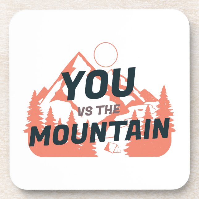 The Mountains are calling and I must go Coaster (Front)