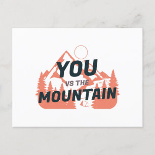 The Mountains are calling and I must go Holiday Postcard