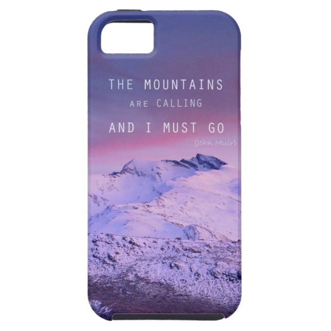 The mountains are calling, and i must go. John Mui Case-Mate iPhone Case (Back)