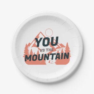 The Mountains are calling and I must go Paper Plate