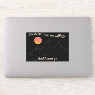 The mountains are calling and I must go tote bag