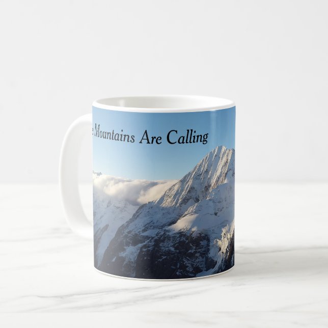 The Mountains Are Calling BY STOREMAN Coffee Mug (Front Left)