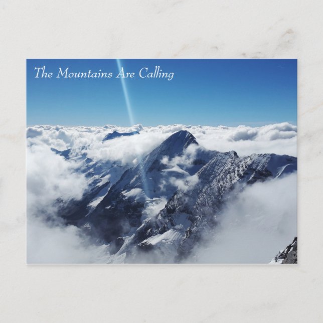 The Mountains Are Calling BY STOREMAN Postcard (Front)