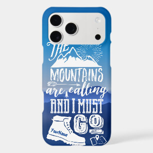 The Mountains are Calling I Must Go Typography Art