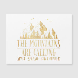 The Mountains are Calling Space Splash Big Thunder