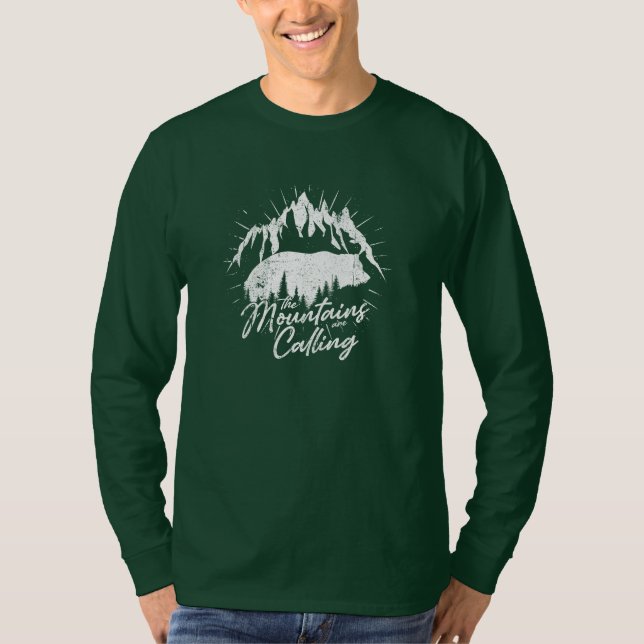 The Mountains Are Calling T-Shirt (Front)