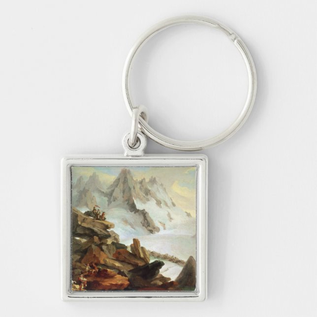 The Mountains at Lauteraar, 1776 Key Ring (Front)