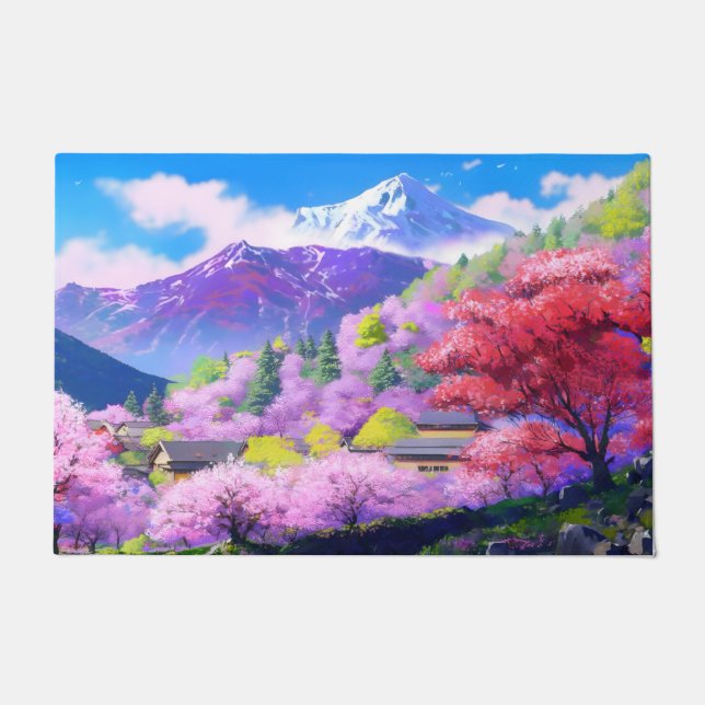 The mountains of japan doormat (Front)