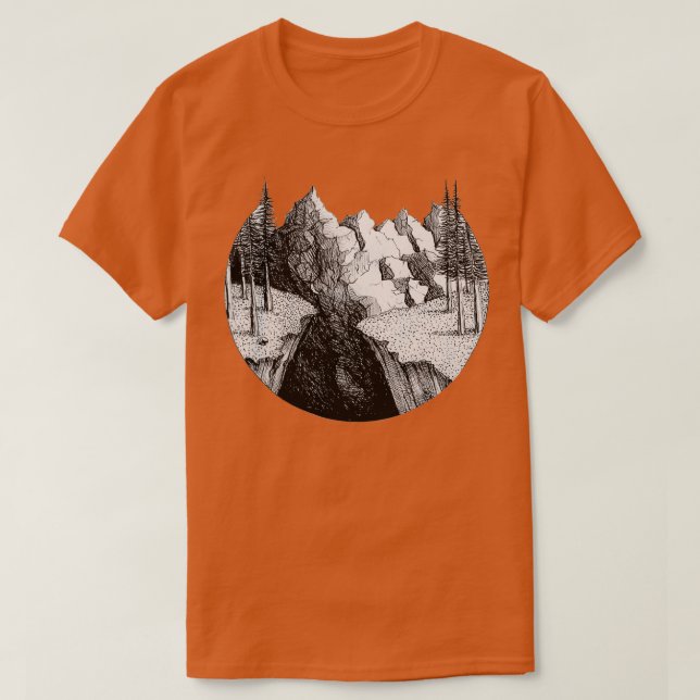 The Mountains T-Shirt (Design Front)