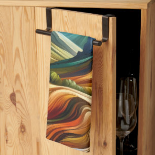 The Mountains   Tea Towel