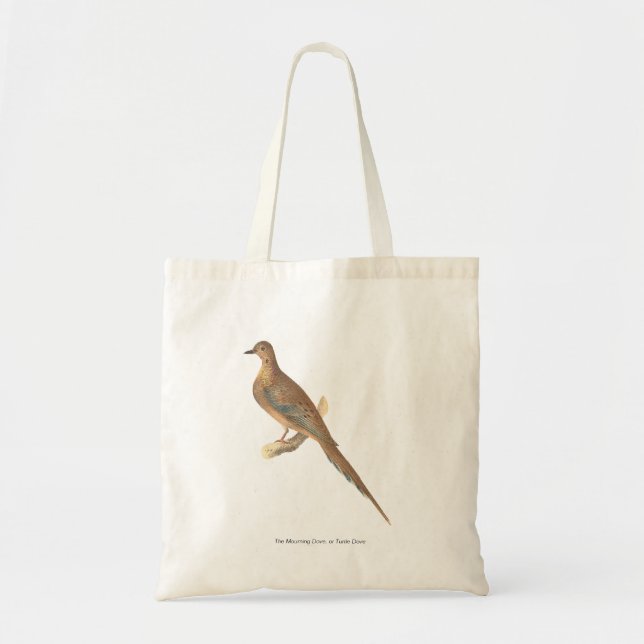 The Mourning Dove (Carolina Turtle Dove) NY Birds Tote Bag (Front)