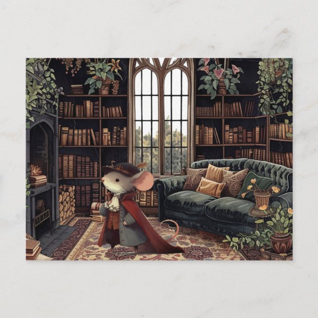 The Mouse Diplomat Postcard (Front)