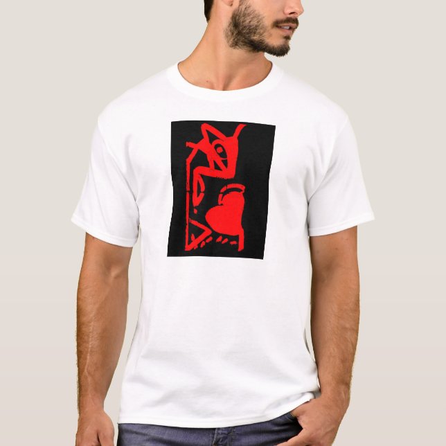 The mouse eating heart T-Shirt (Front)