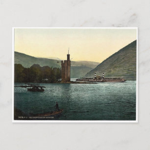 The Mouse Tower, Bingen, the Rhine, Germany magnif Postcard